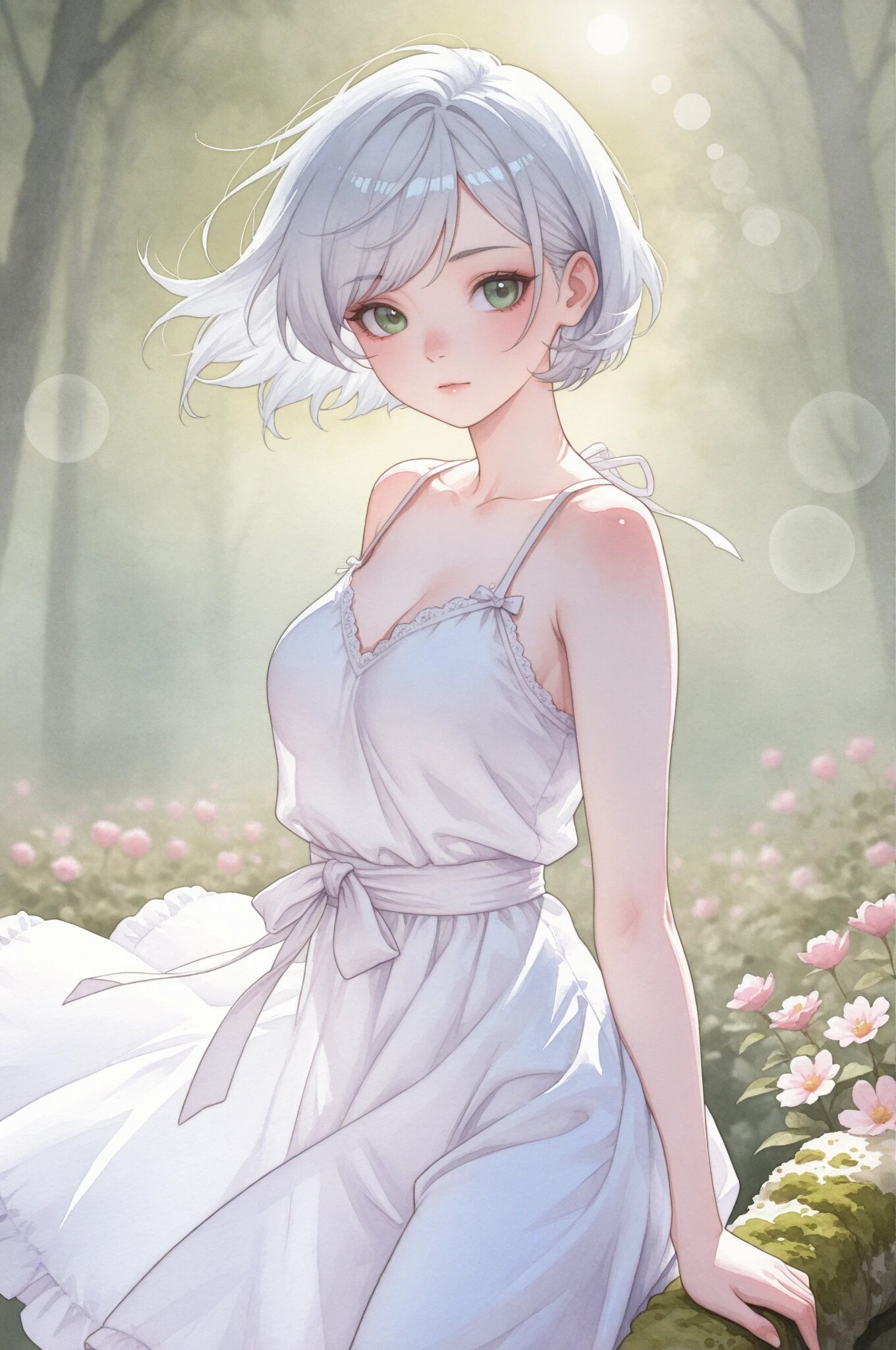 森で佇むうちの子 | の人気AIイラスト・グラビア