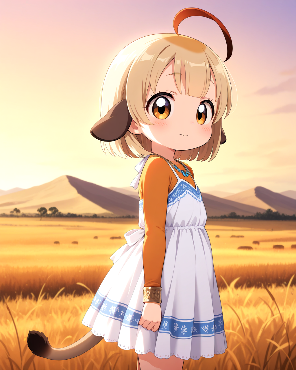 アフリカのミーアキャットちゃん