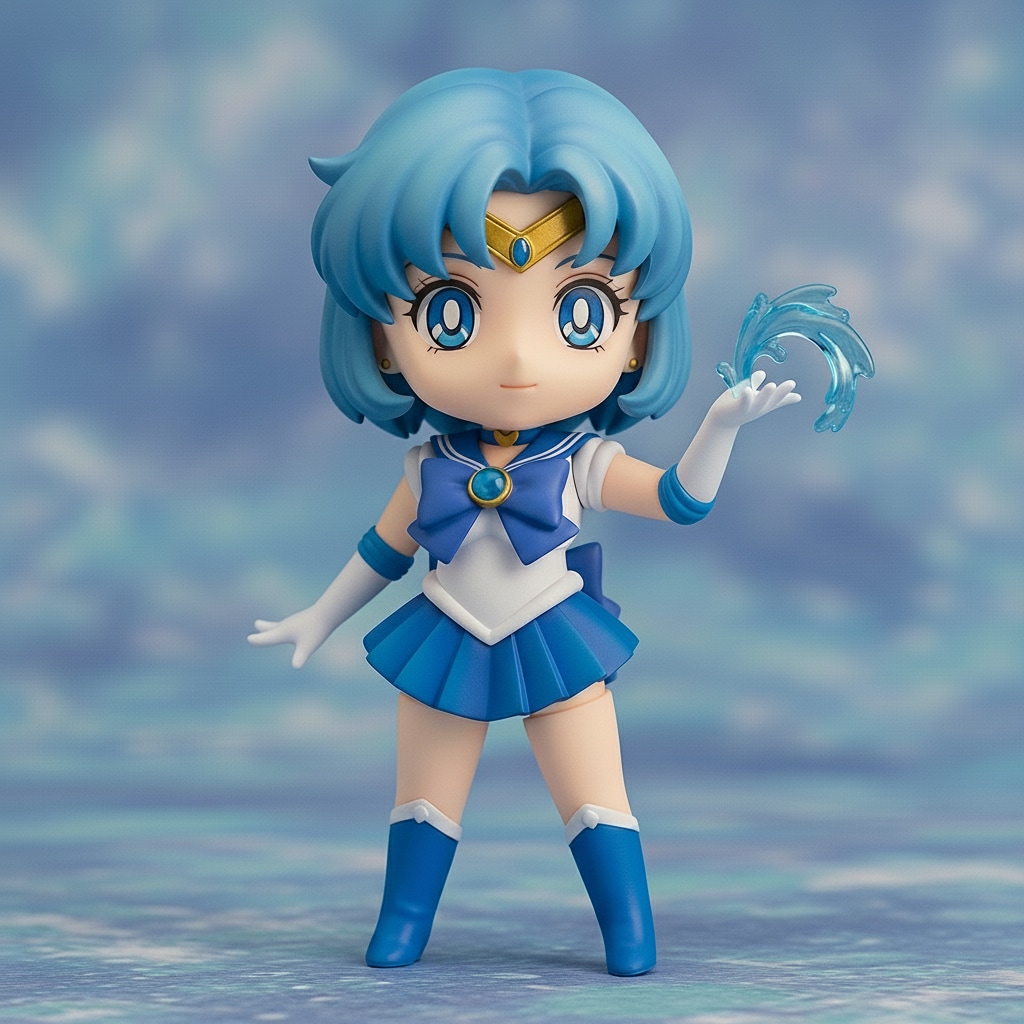 セーラー・マーキュリーのフィギュア作ってみた | の人気AIイラスト・グラビア