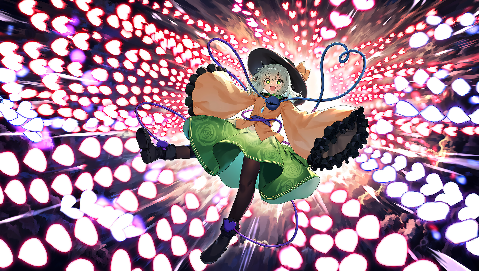 V5　東方　古明地こいし　弾幕 | の人気AIイラスト・グラビア