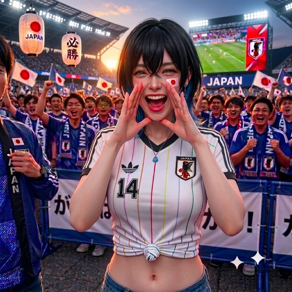 行けー♥！ニッポン！
