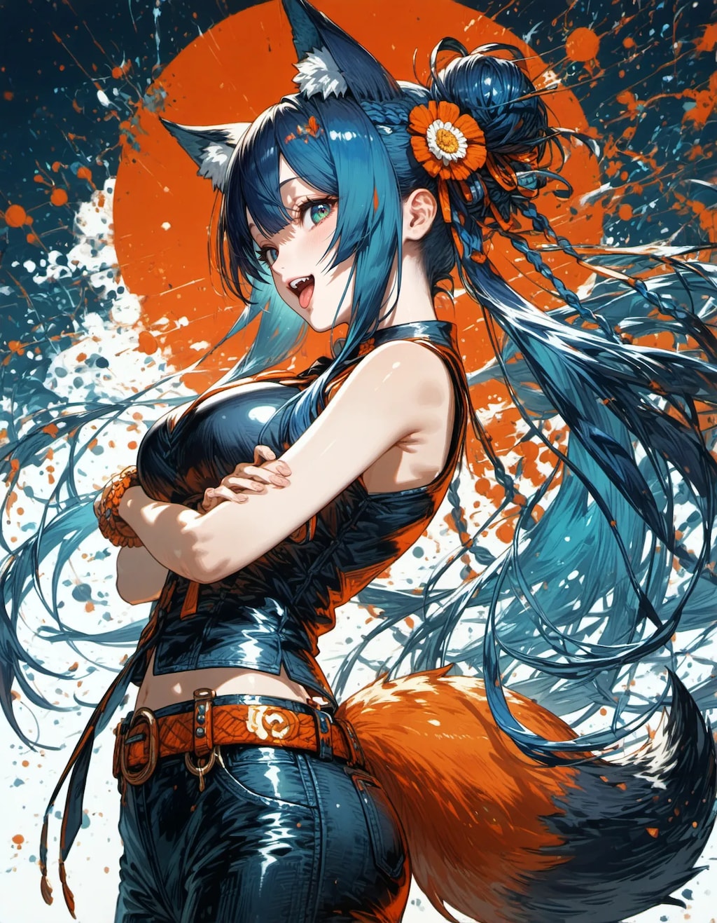 Crimson Sun Fox