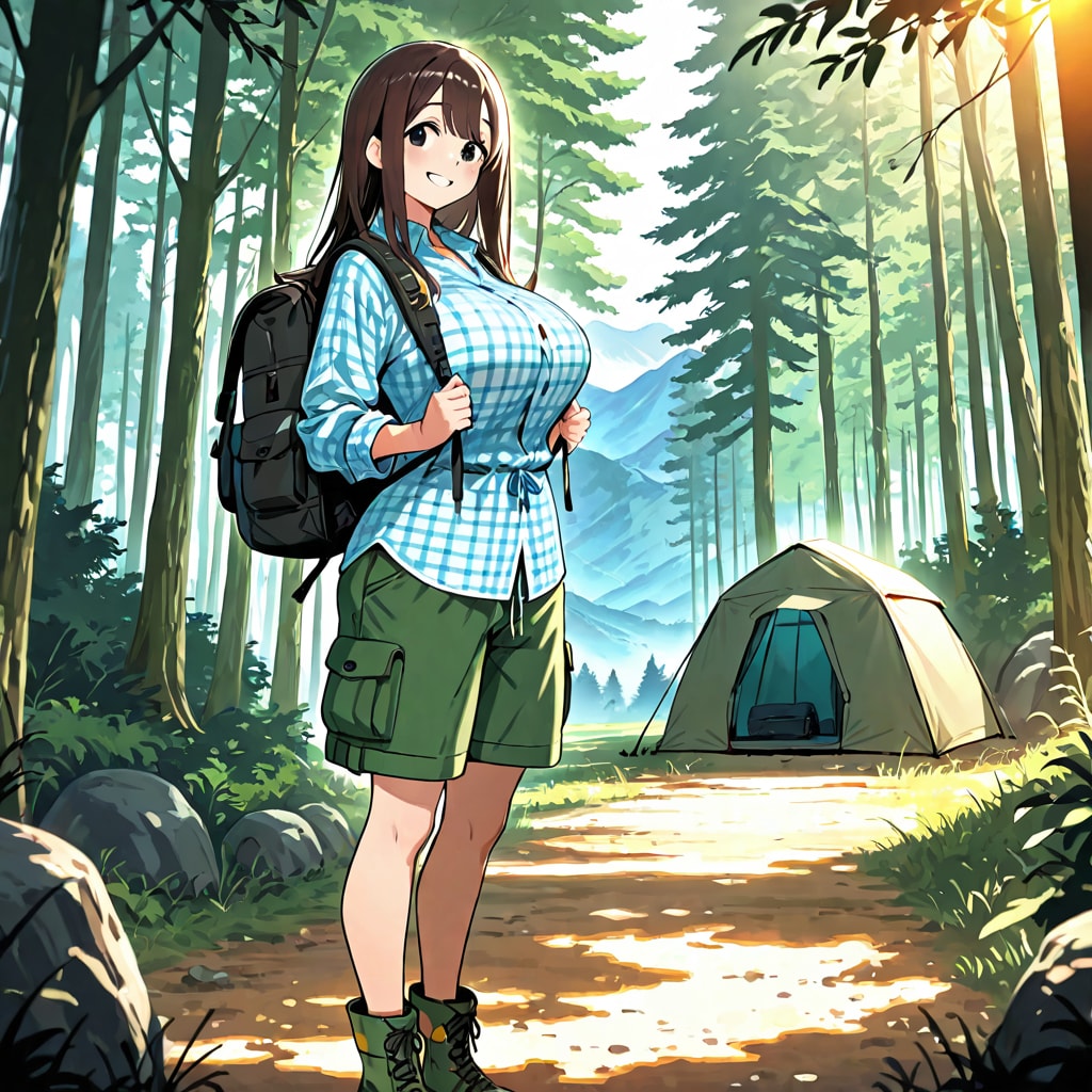 森の朝、最初の集合