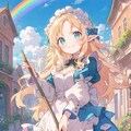 虹かかる街のエルフメイド 3枚目