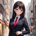 街と黒髪JKちゃん 12枚目