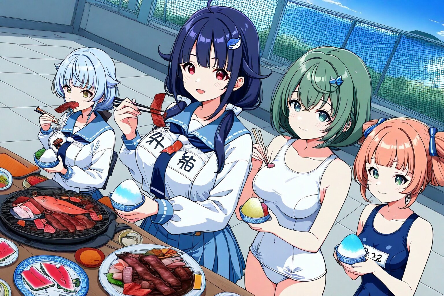 バーベキュー会