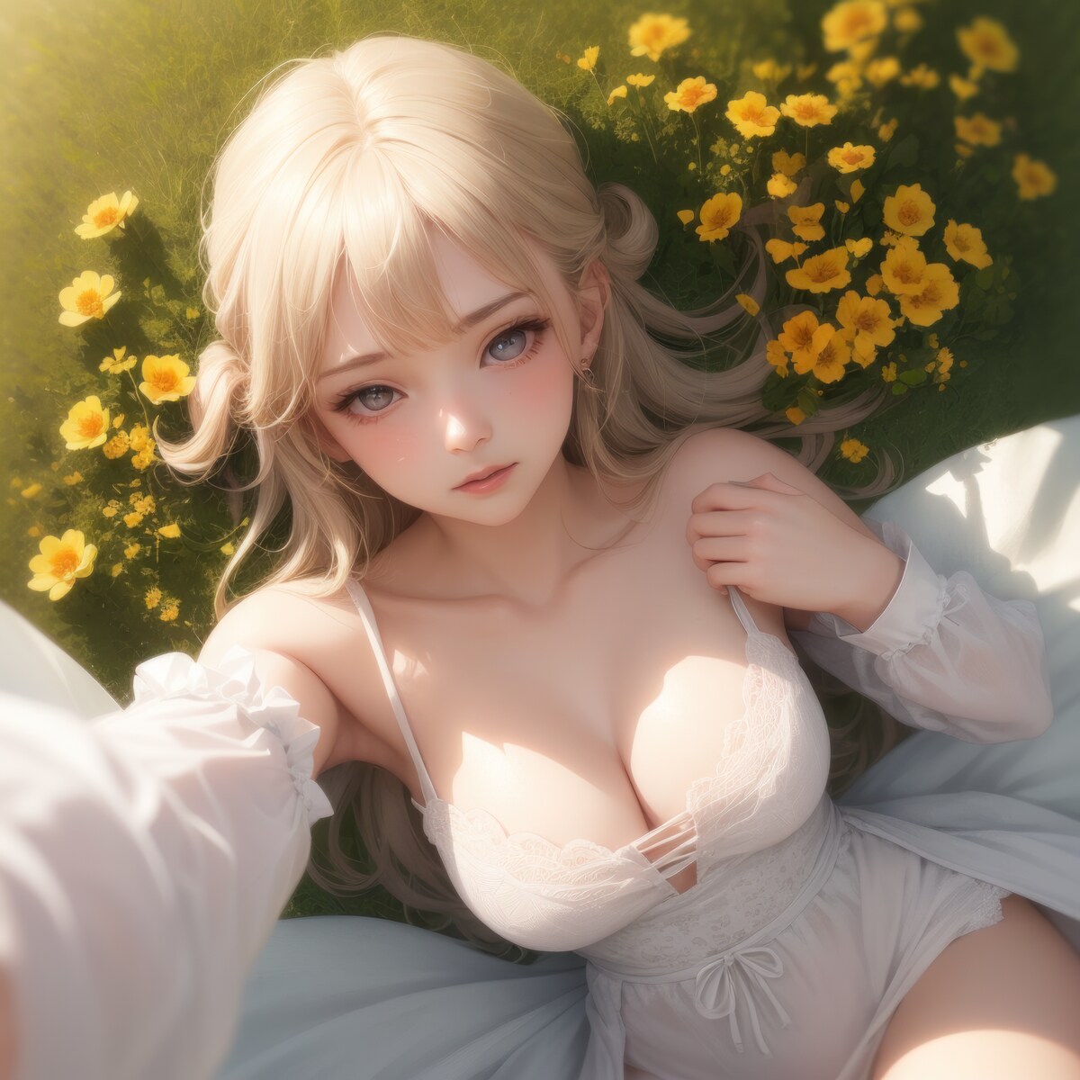 花に抱かれて
