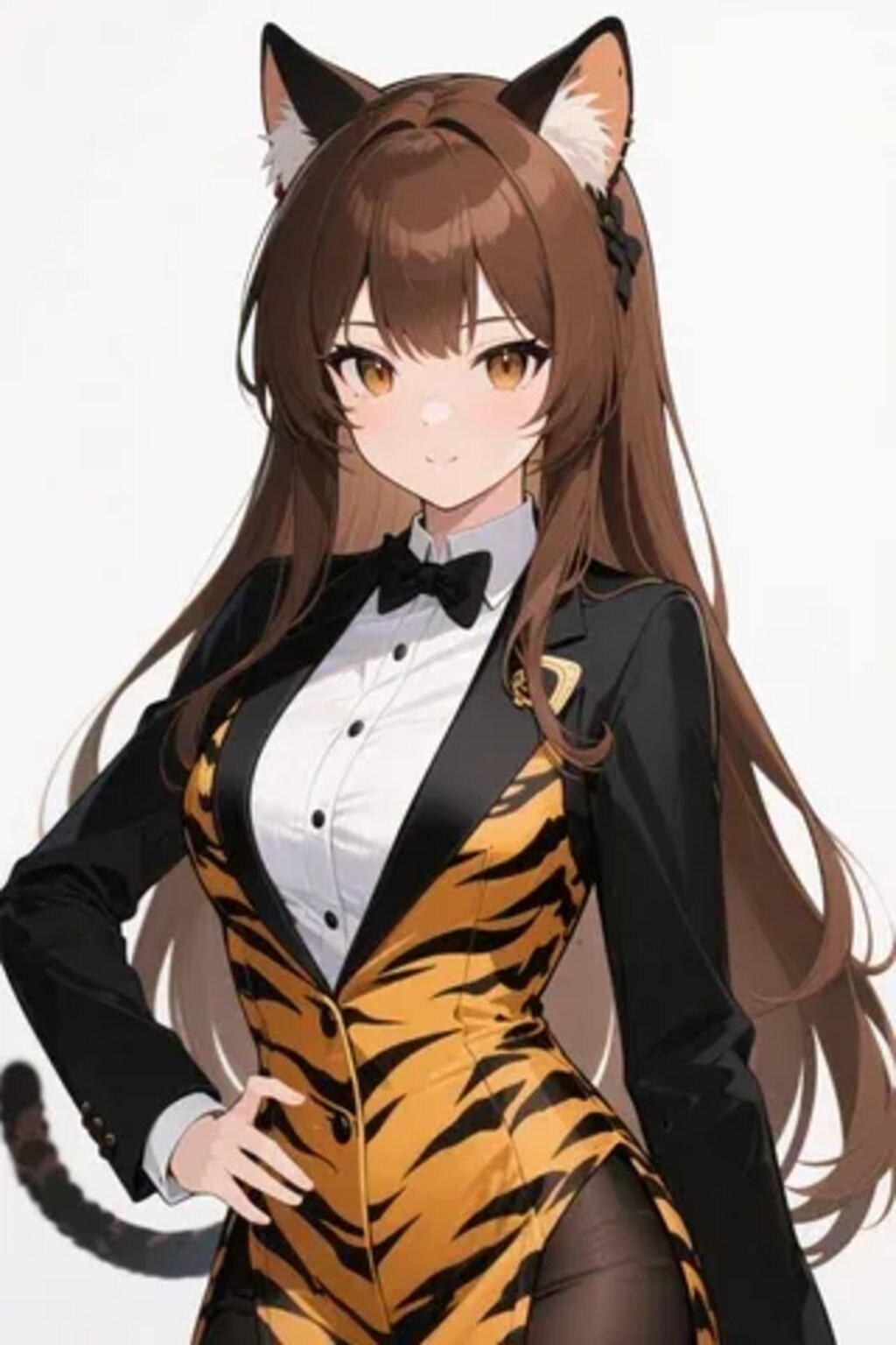 みことちゃんのトラ柄ファッションショー