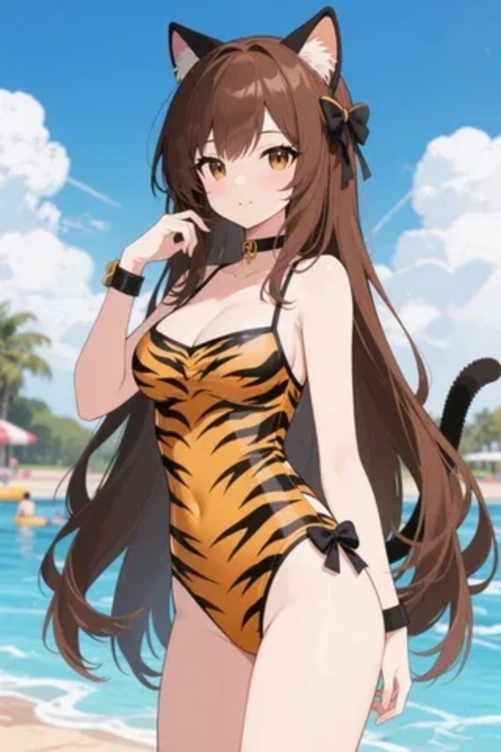 みことちゃんのトラ柄ファッションショー