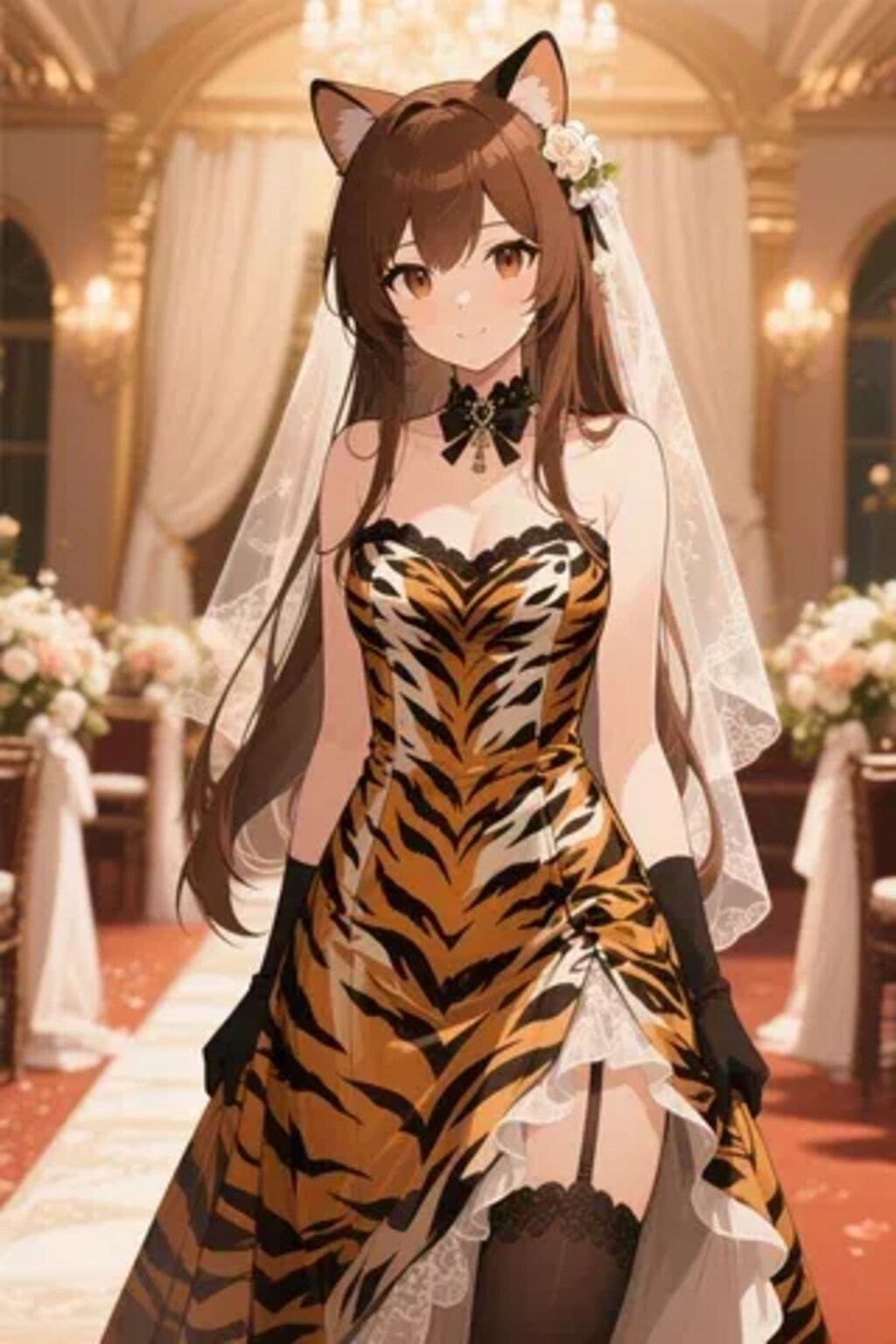 みことちゃんのトラ柄ファッションショー