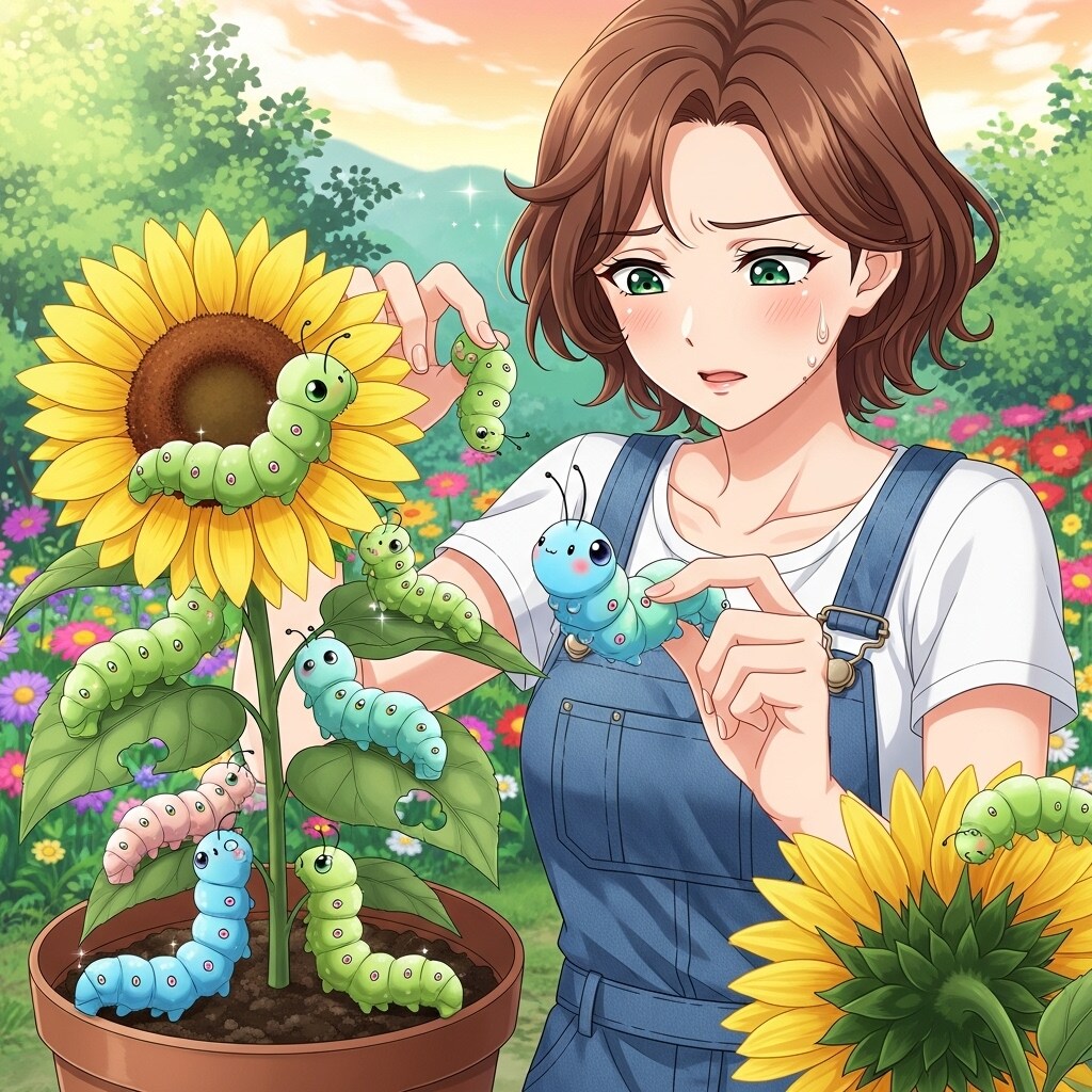 命かけて芋虫憎む女かな