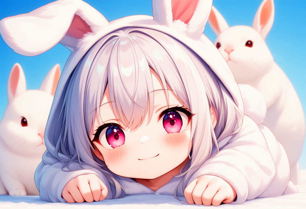 白うさぎちゃん！