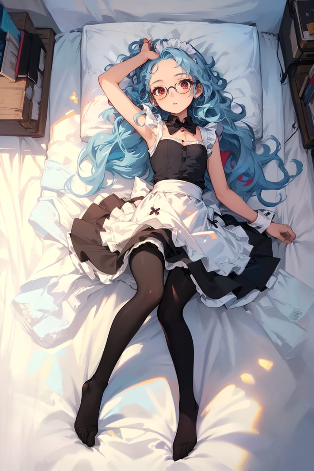 眼鏡メイド | の人気AIイラスト・グラビア