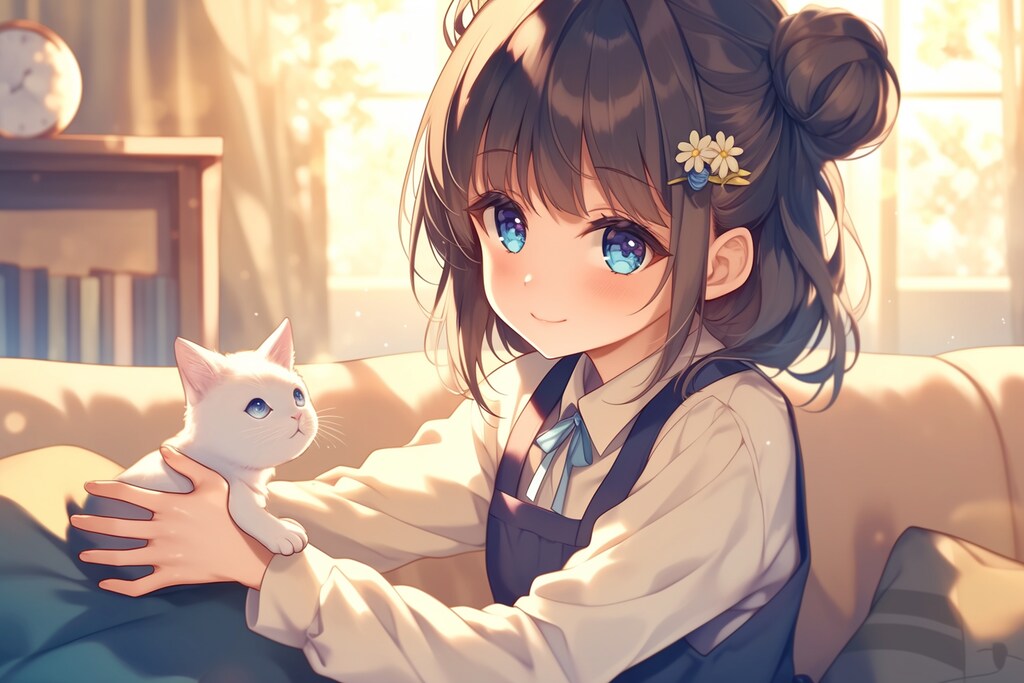 猫🐈とおだんごちゃん🍡✨225