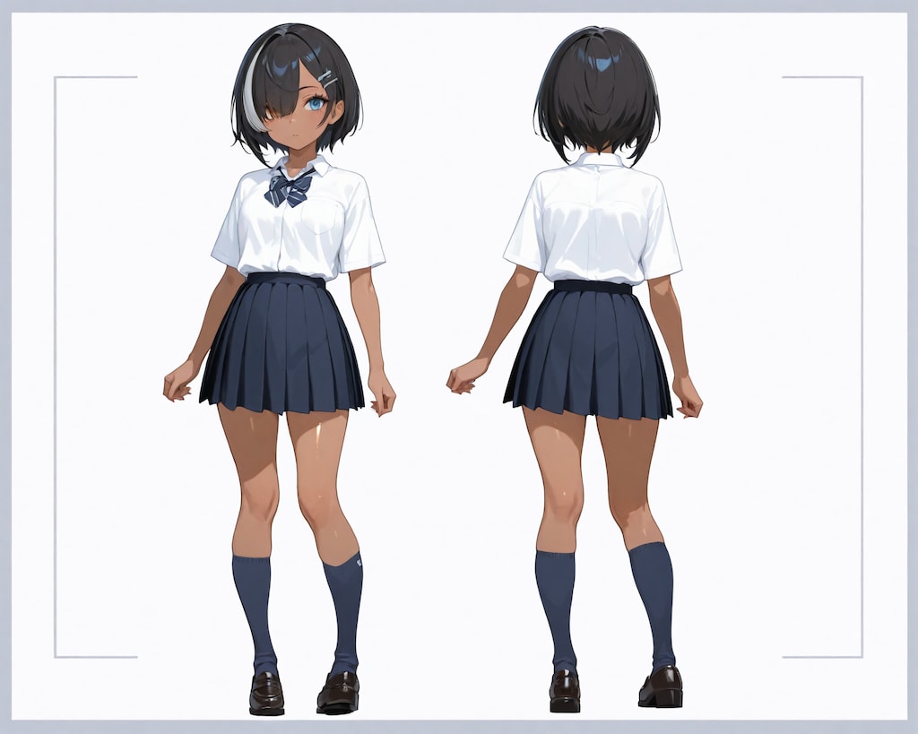 Grok Imagineでキャラクターシートを作成する（SDXLで作成したキャラクター使用）