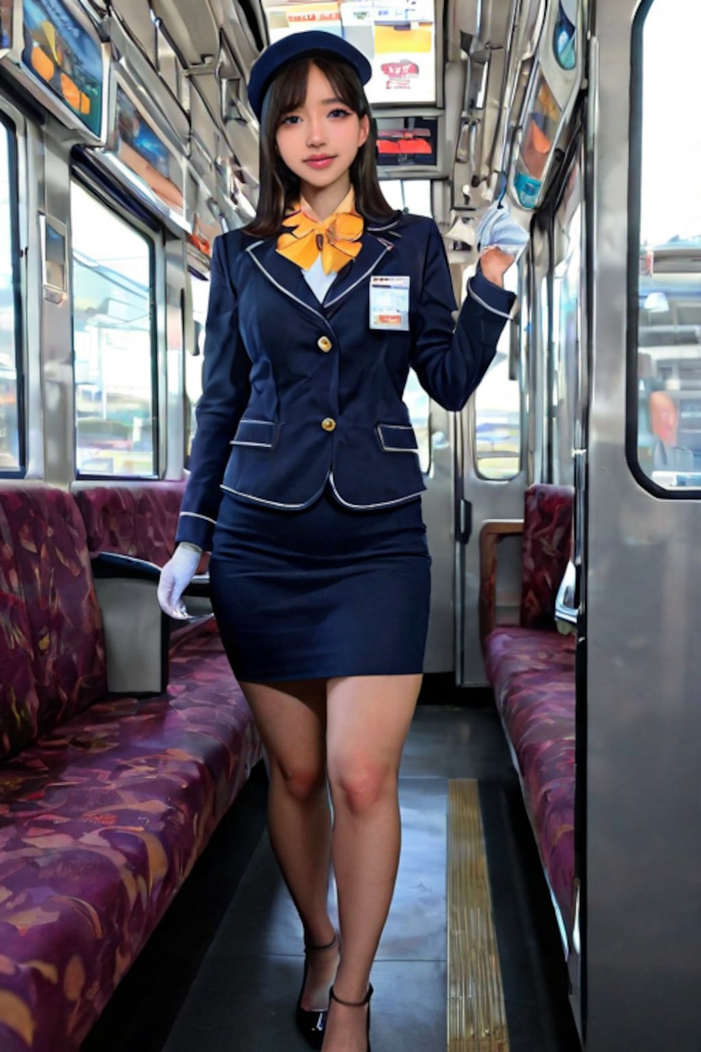 客室乗務員（鉄道娘）