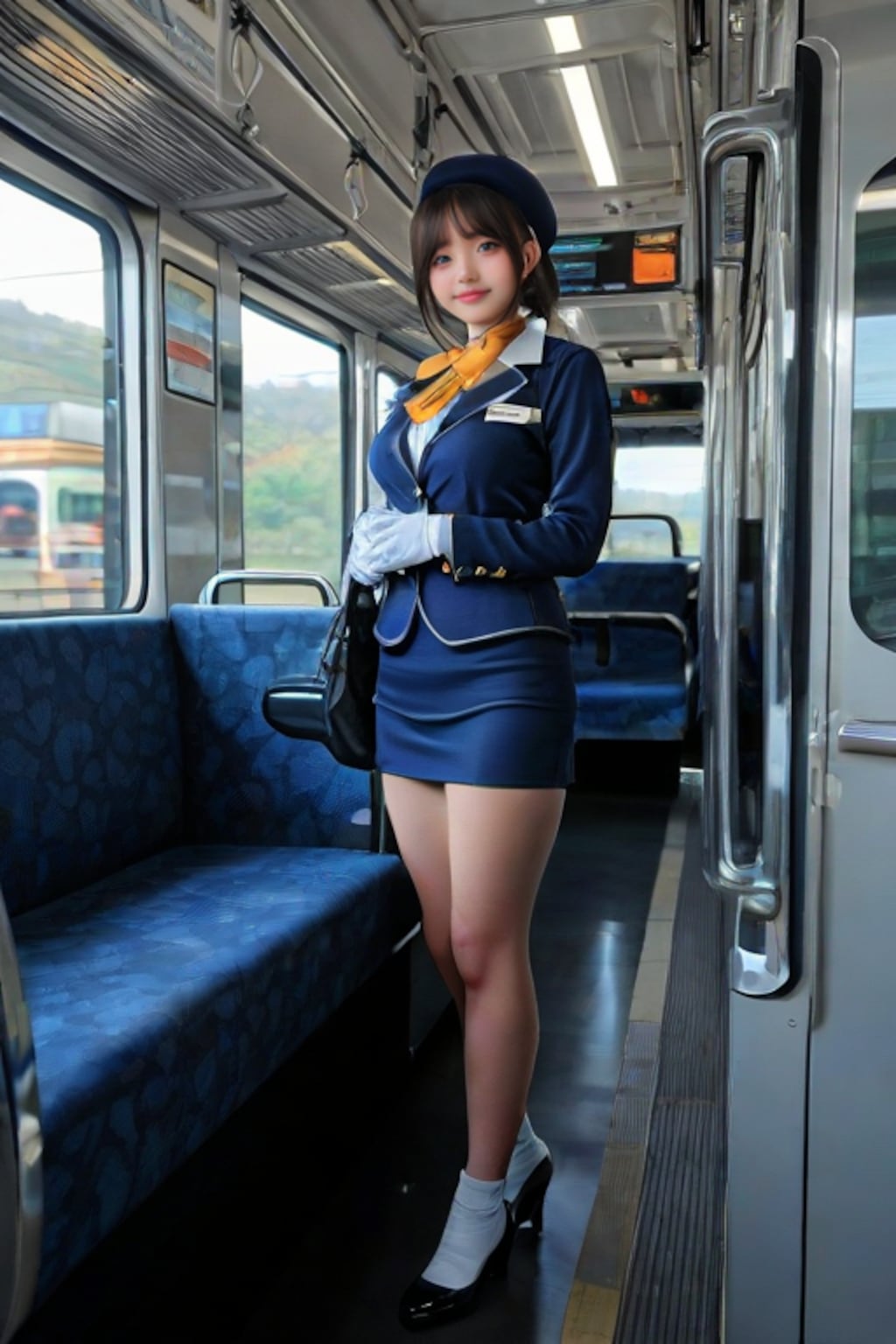客室乗務員（鉄道娘）