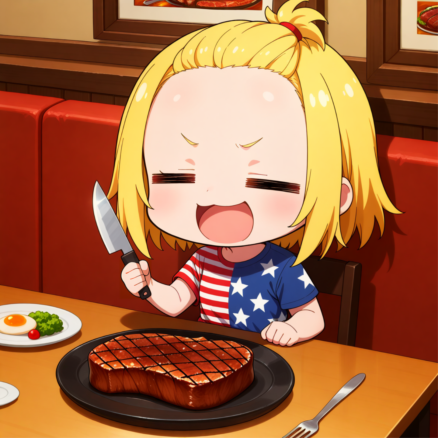 肉くうぞ～ | の人気AIイラスト・グラビア