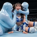 異種格闘プロレスでスライム（人型）に蹂躙されるMIKURU 4枚目