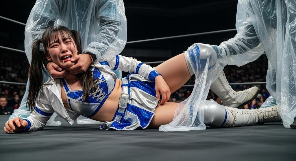 異種格闘プロレスでスライム（人型）に蹂躙されるMIKURU