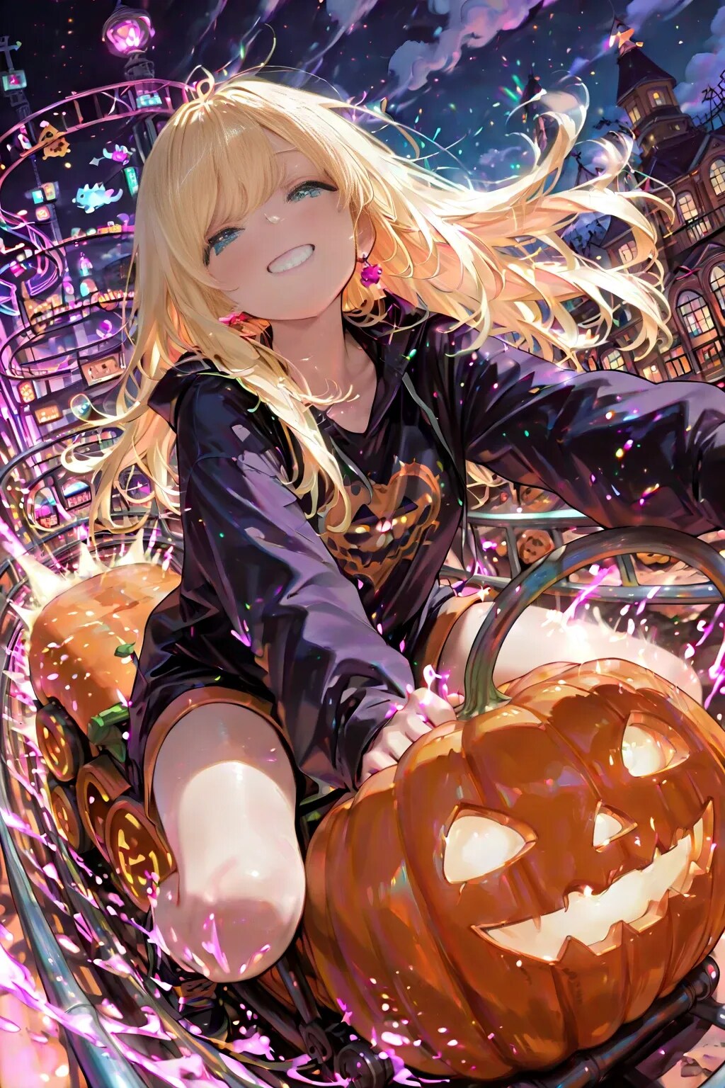 いっけー！私のカボちゃん号🎃