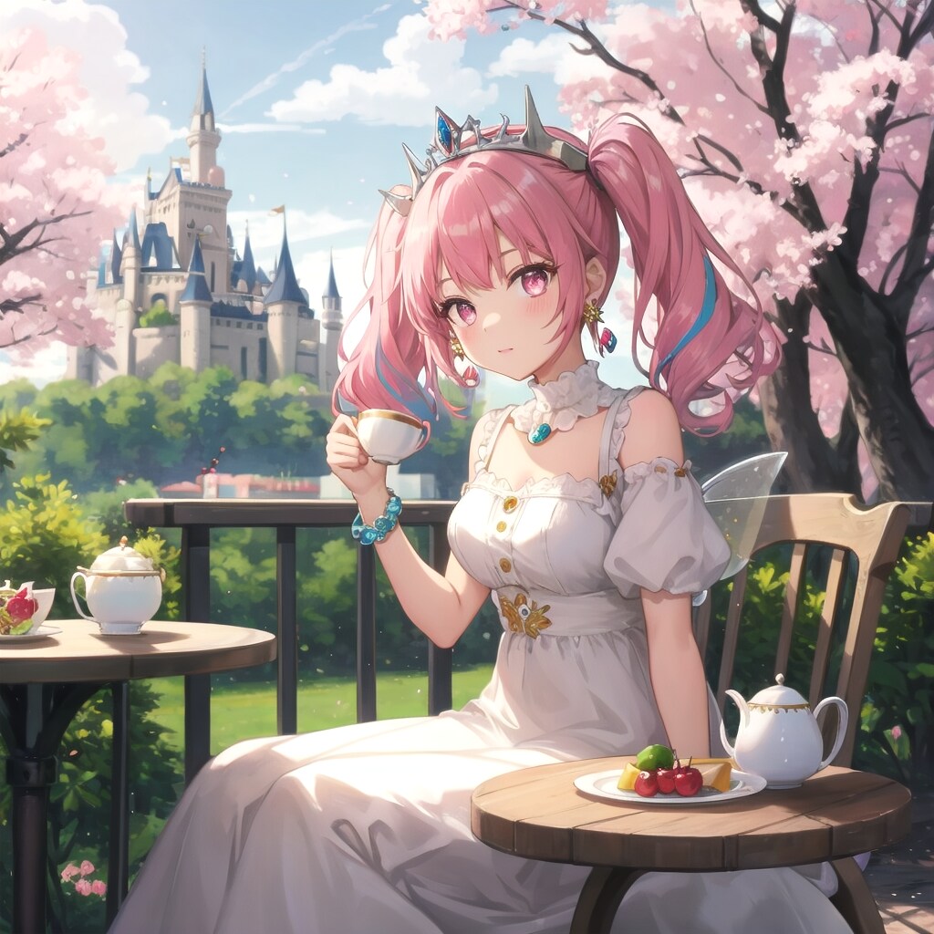 プリンセスのお花見　V4B