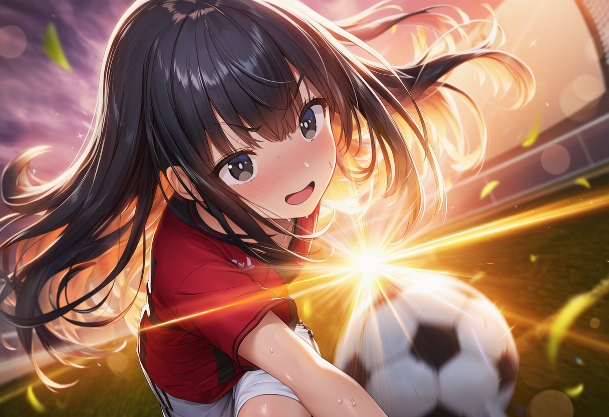 女子高生の体験入部　サッカー部編 | の人気AIイラスト・グラビア