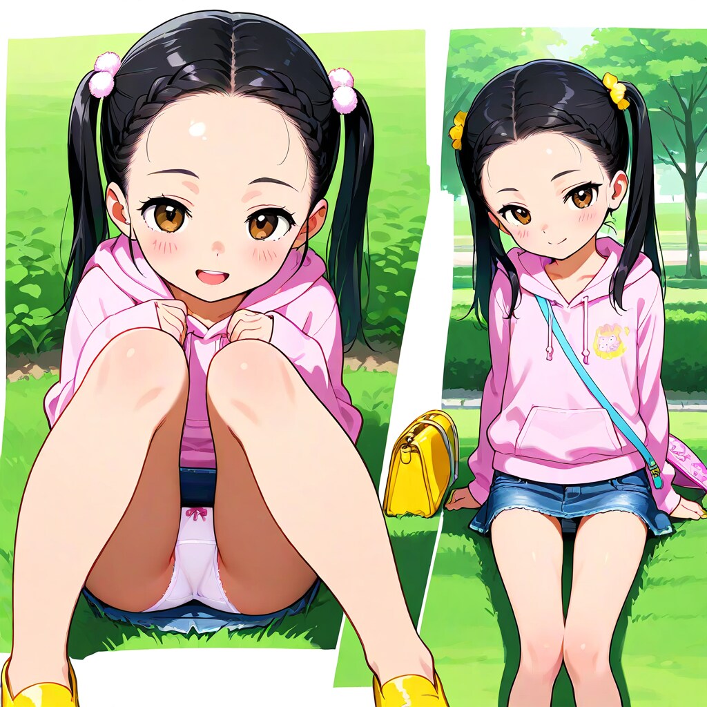 ツインテおでこ子