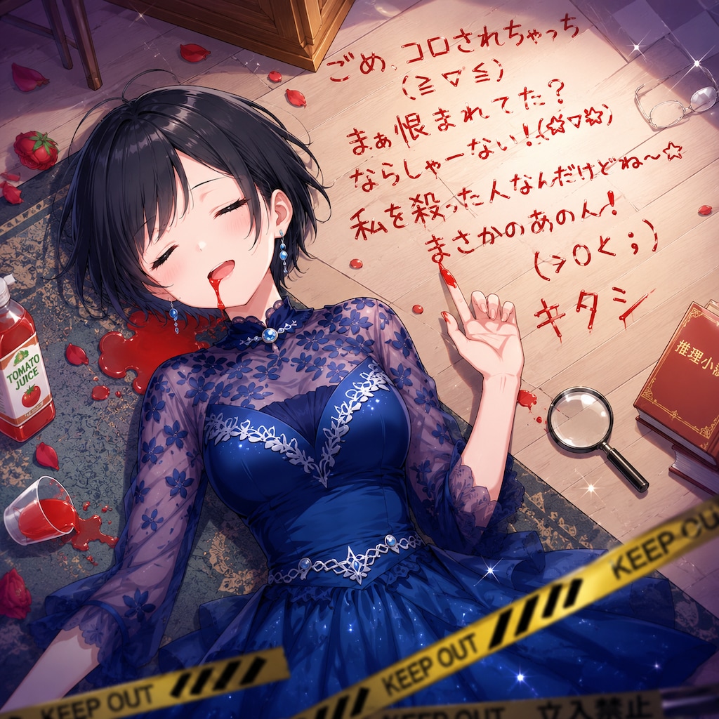 ダイイングメッセージを残す藍音ちゃん