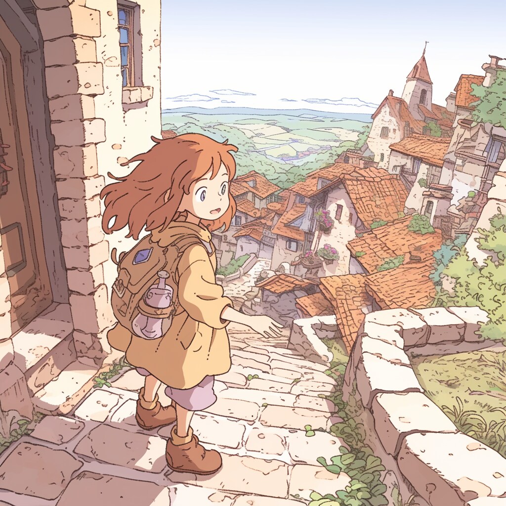 ペルージャの街と女の子 City of Perugia and girls