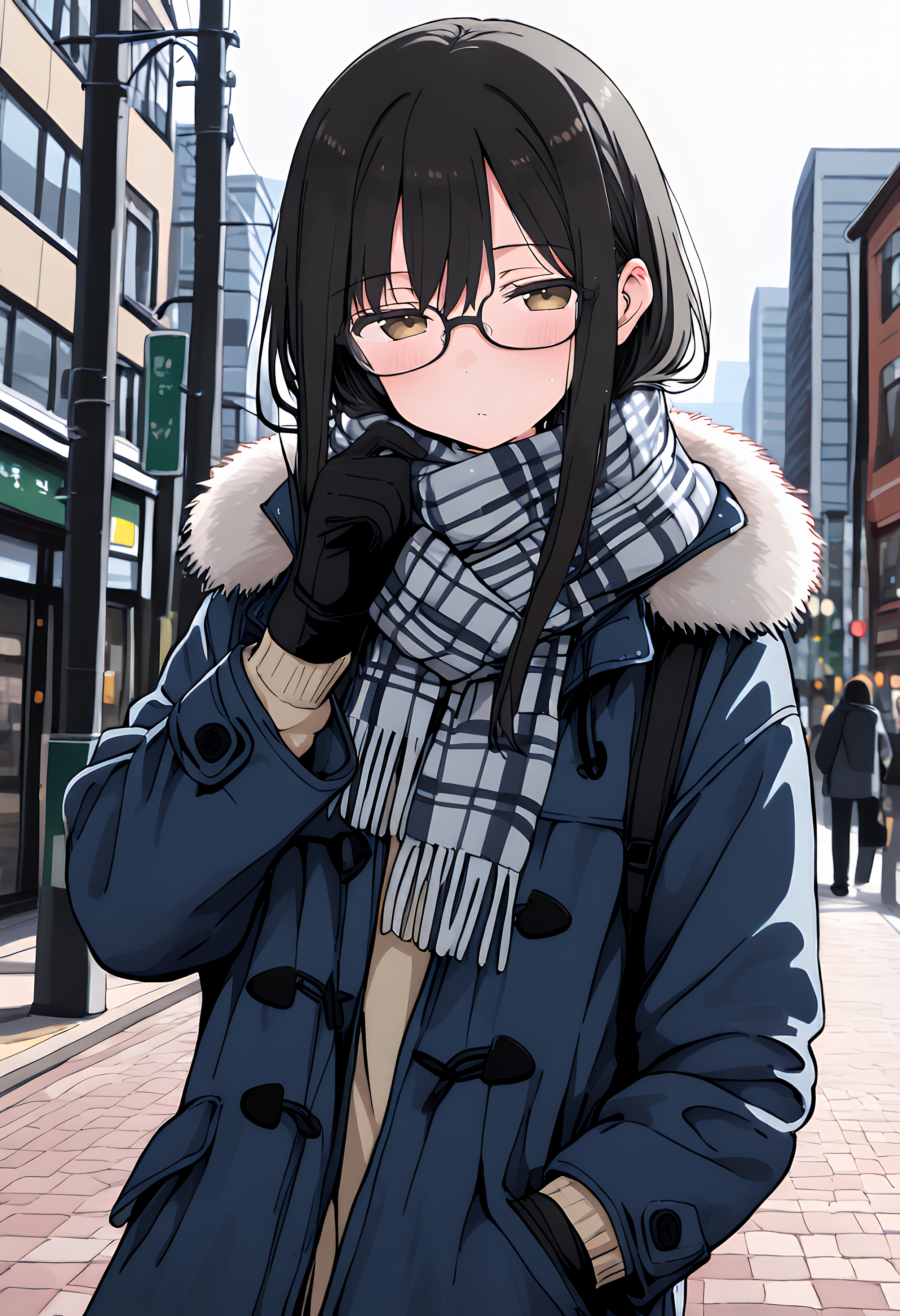 冬に出会う君 | の人気AIイラスト・グラビア