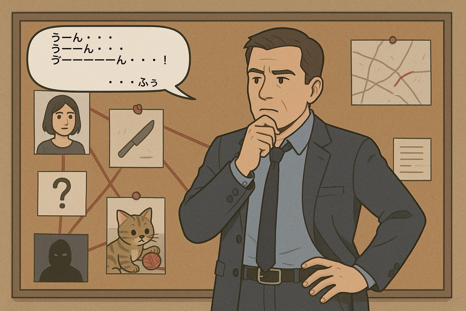 【セリフ入れました】名探偵、がんばる | の人気AIイラスト・グラビア