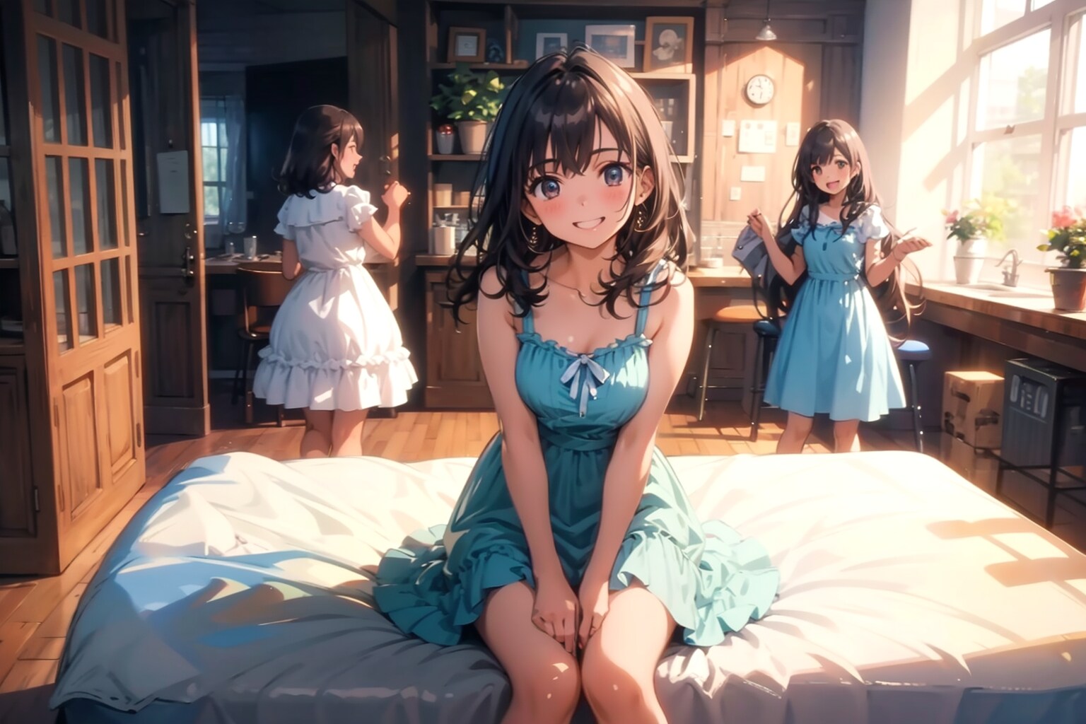 チョット、試してみた生成画像-その２　ー 若草物語 by #TOPAZ ー