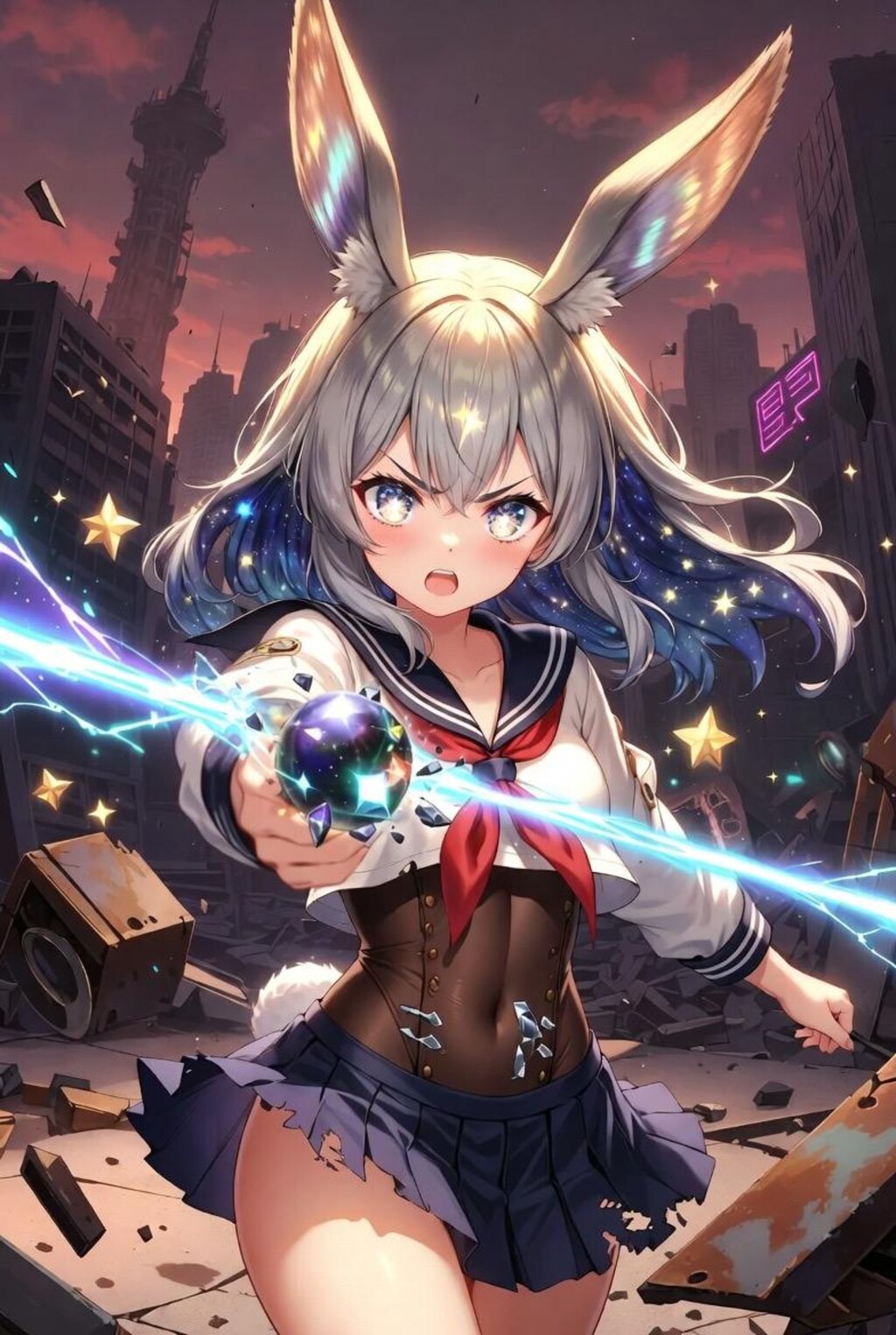 魔法少女　キャラシート付き