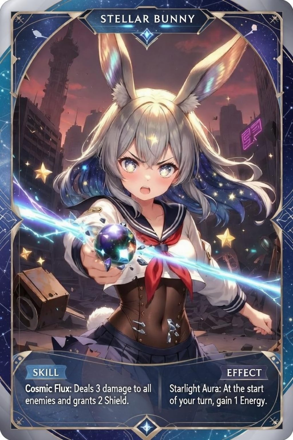 魔法少女　キャラシート付き