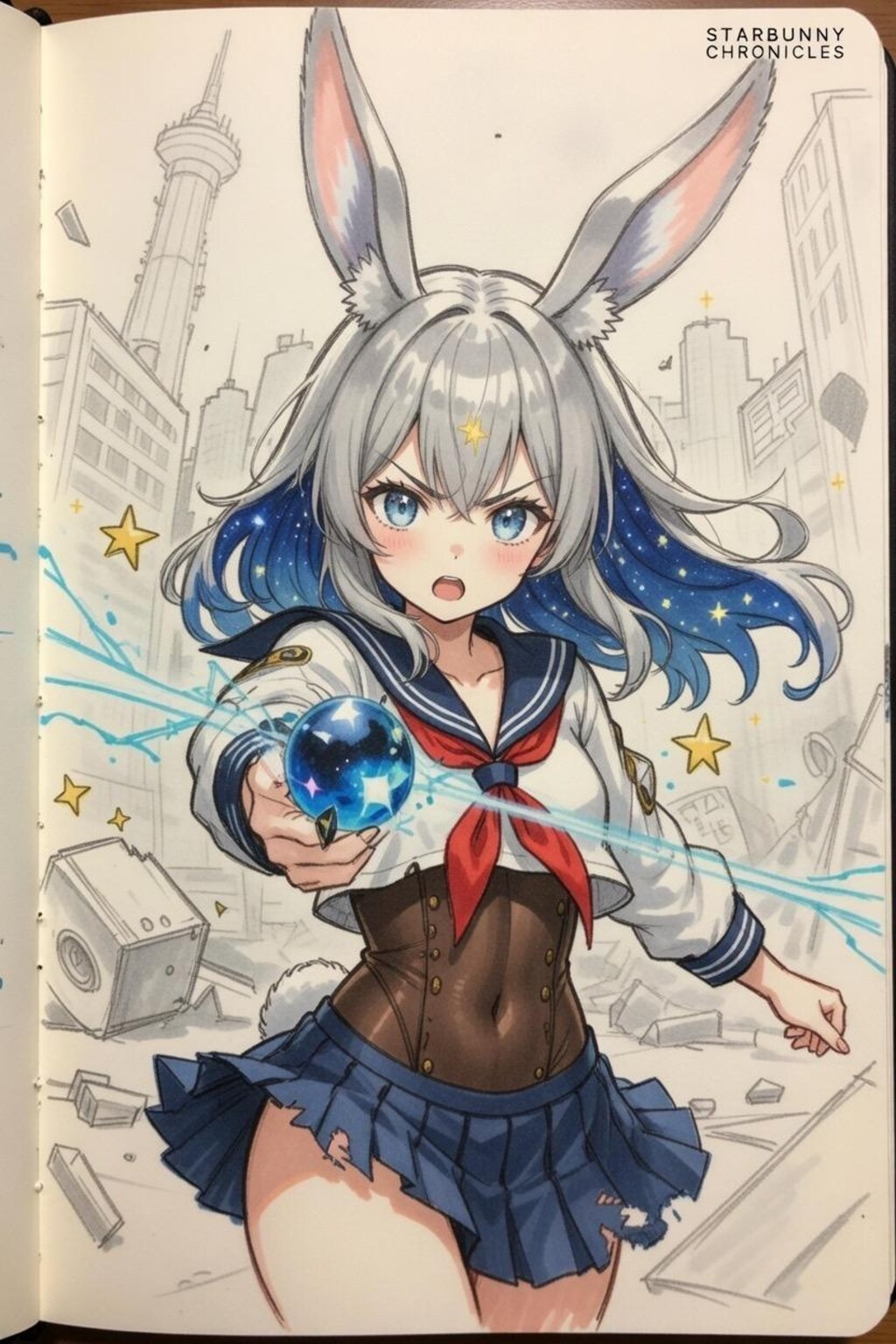 魔法少女　キャラシート付き