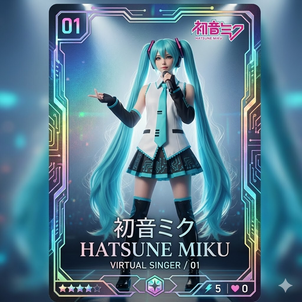 初音ミクのトレカ