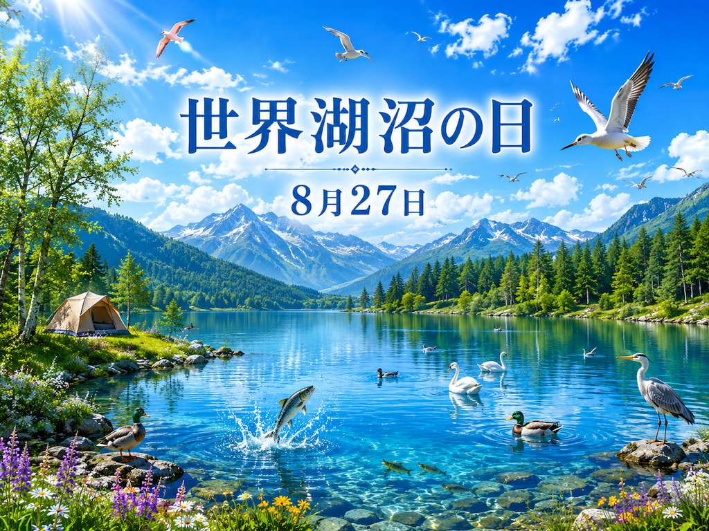 [今日は何の日 8/27] 世界湖沼の日