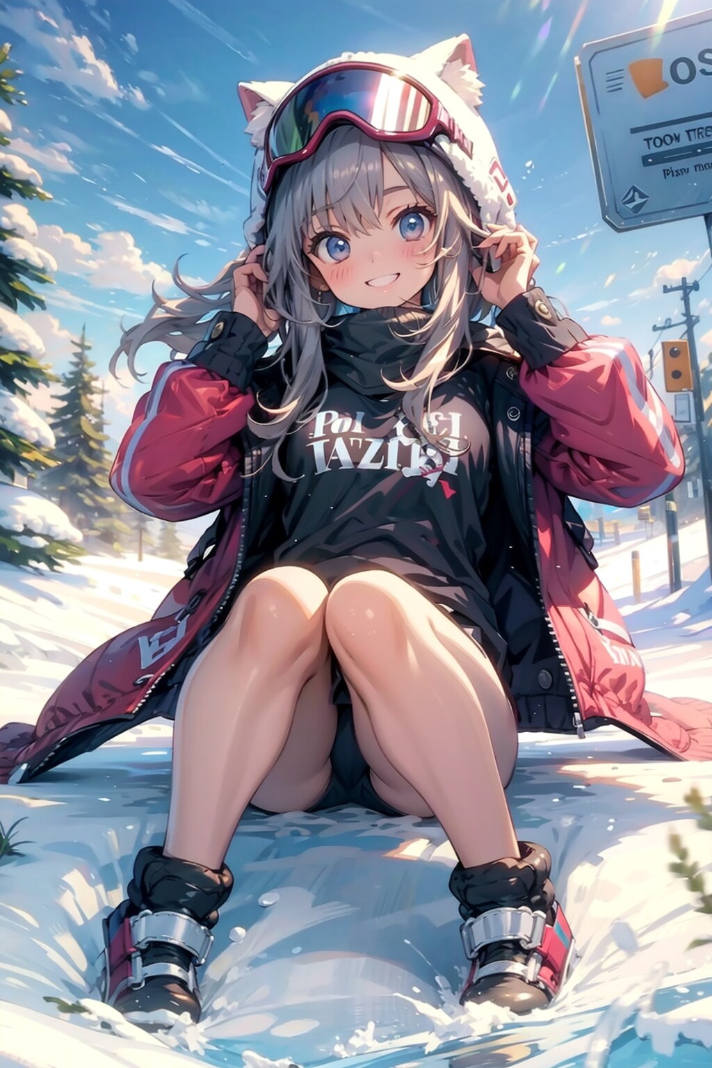 まさか転ぶとは思ってなかったもん