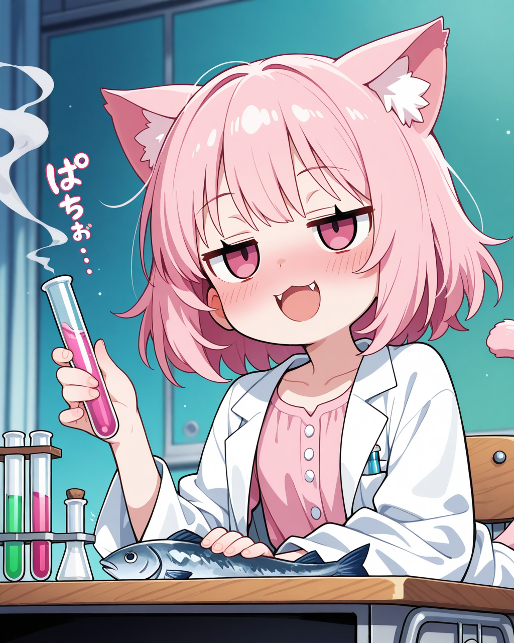 無限におさかにゃが増える薬だにゃん！！