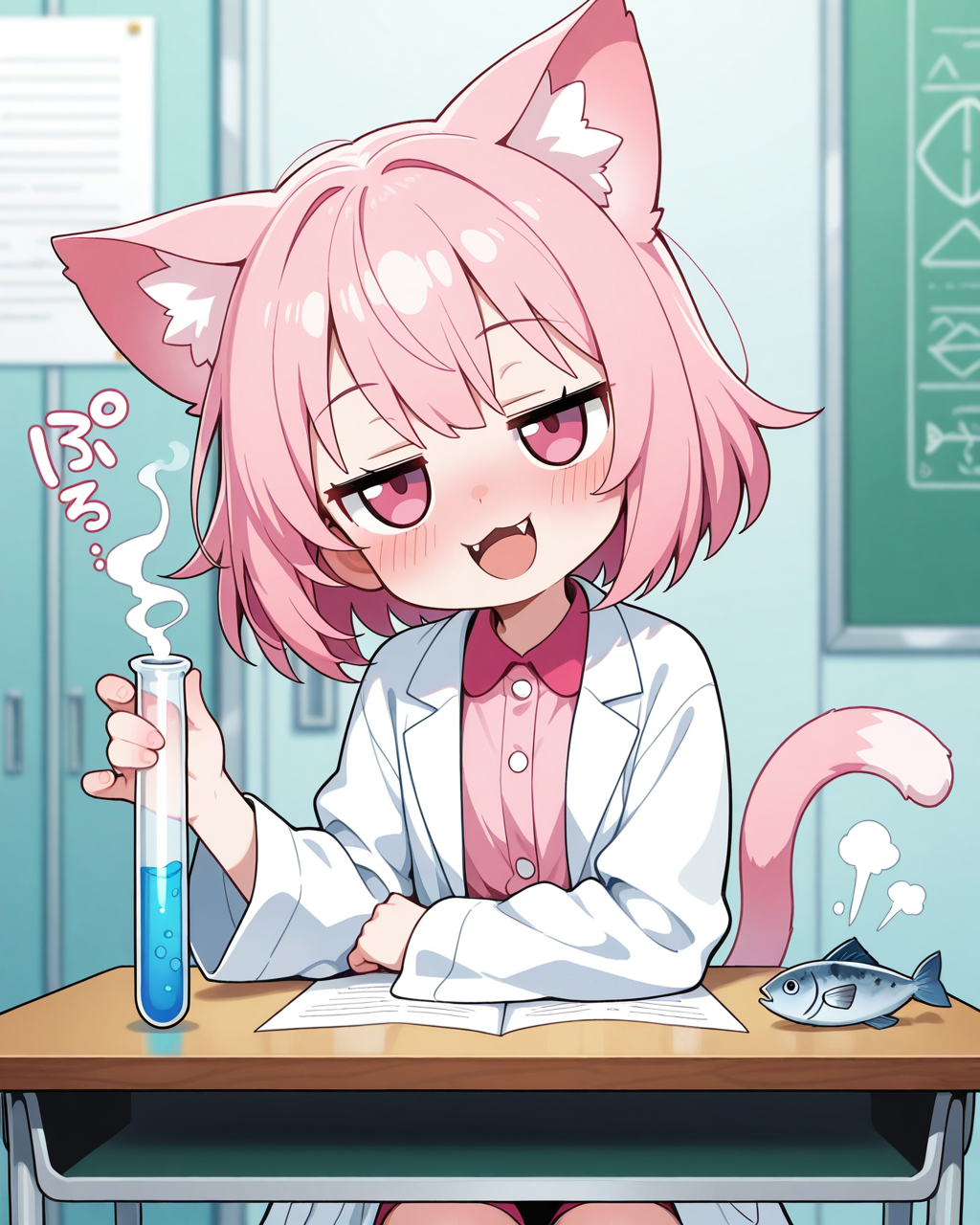 無限におさかにゃが増える薬だにゃん！！