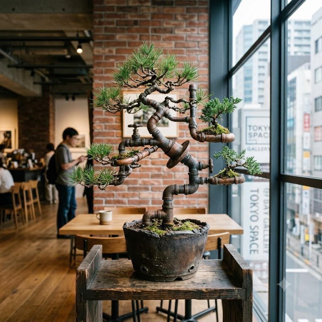 配管盆栽