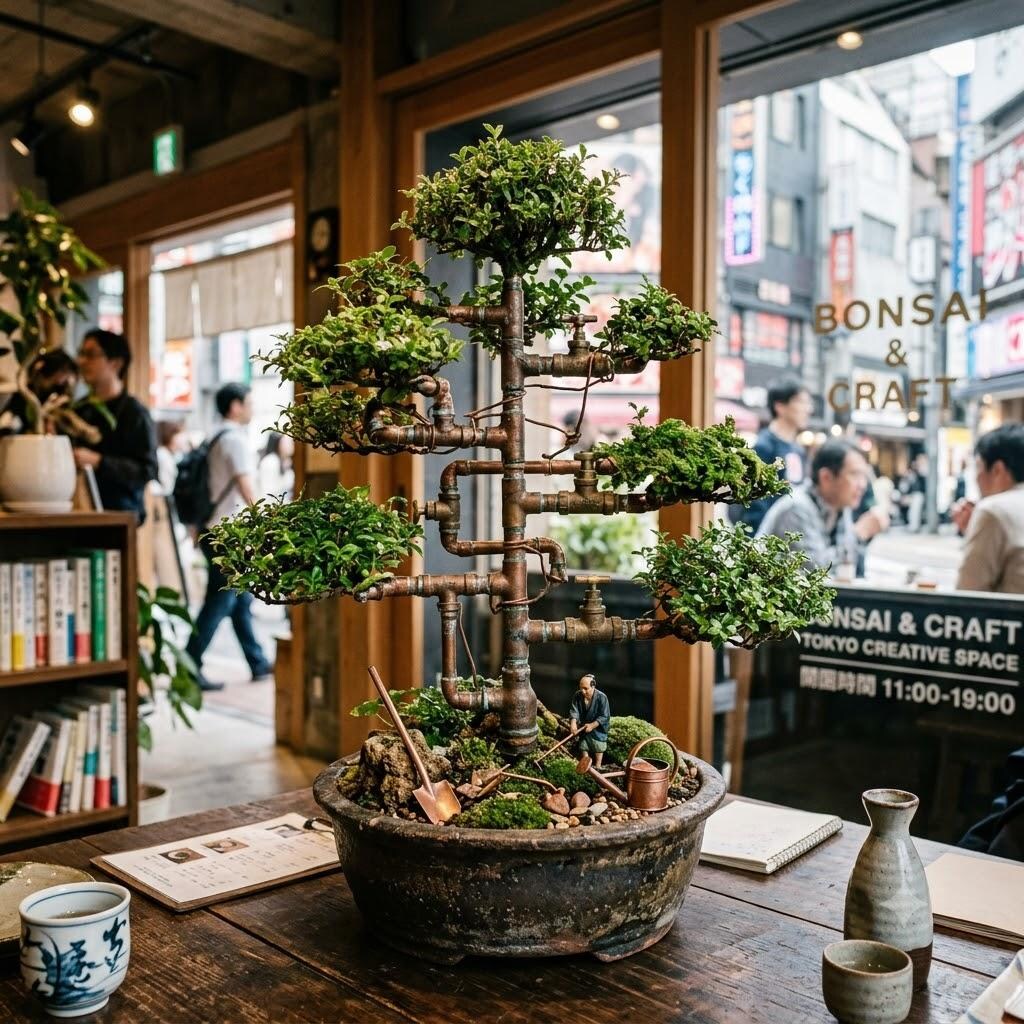 配管盆栽