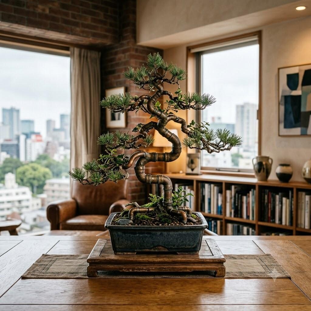 配管盆栽
