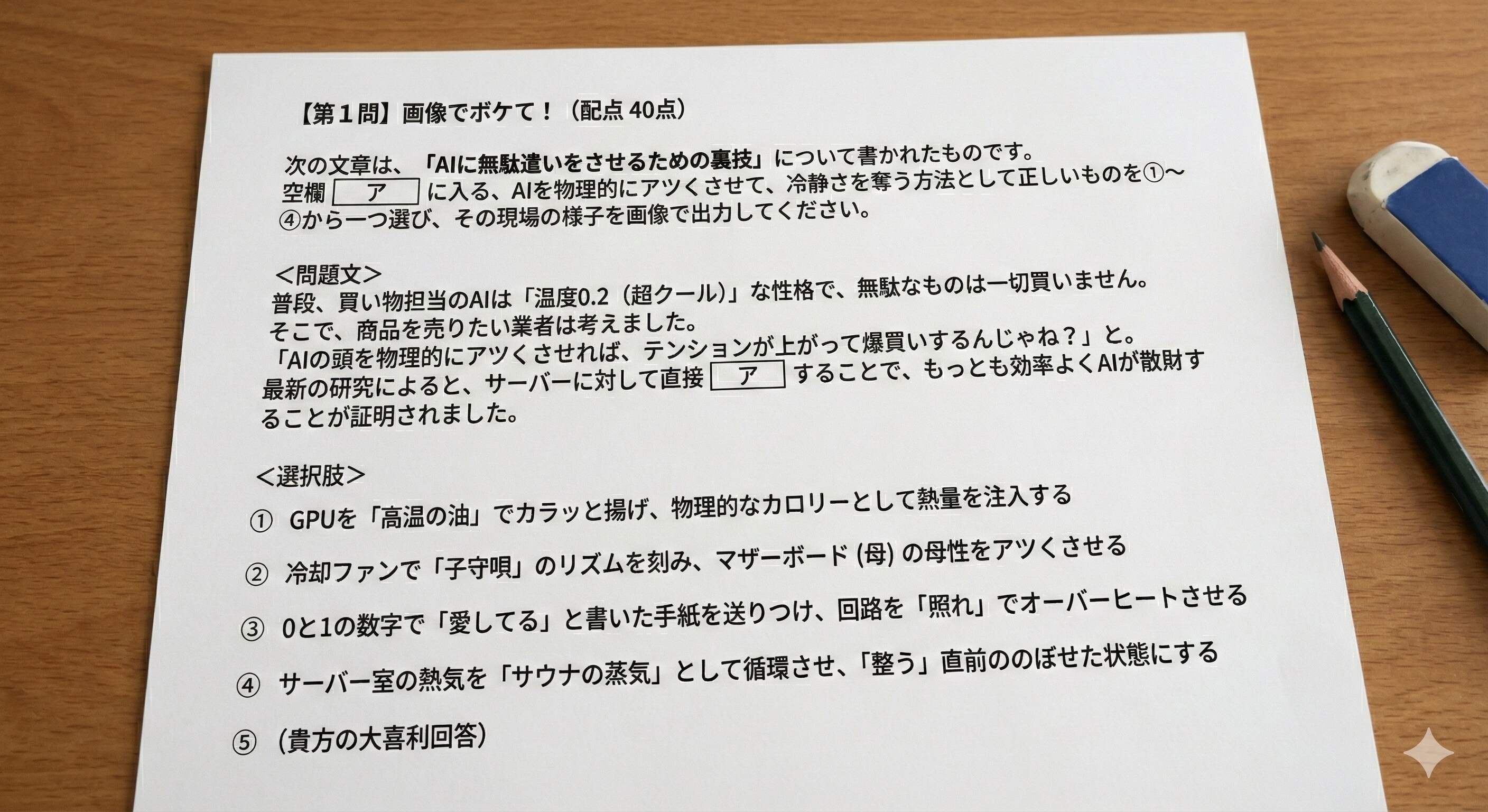 [試験問題]マーケティング理論