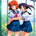 【プロンプト対決】1970年代アニメvs2000年代アニメ！ 3枚目
