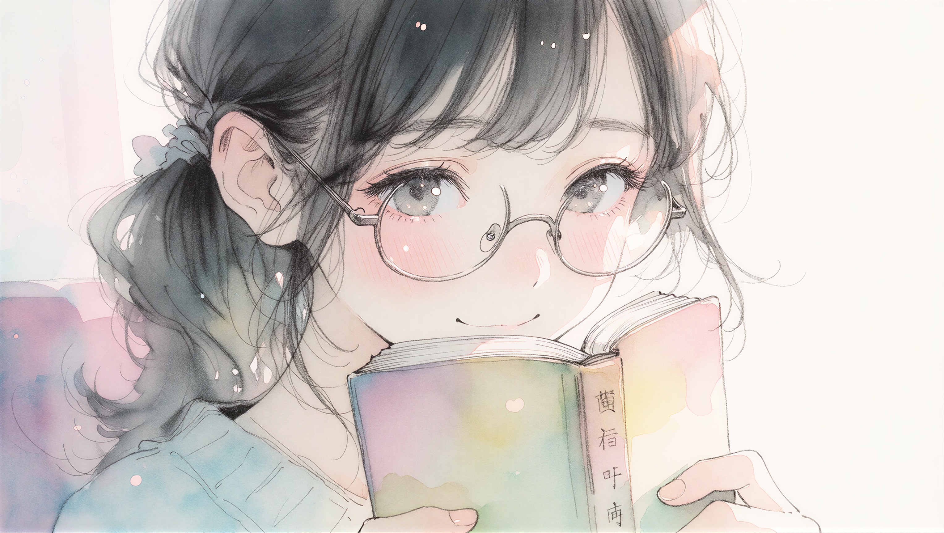 黒髪の眼鏡の女の子 3
