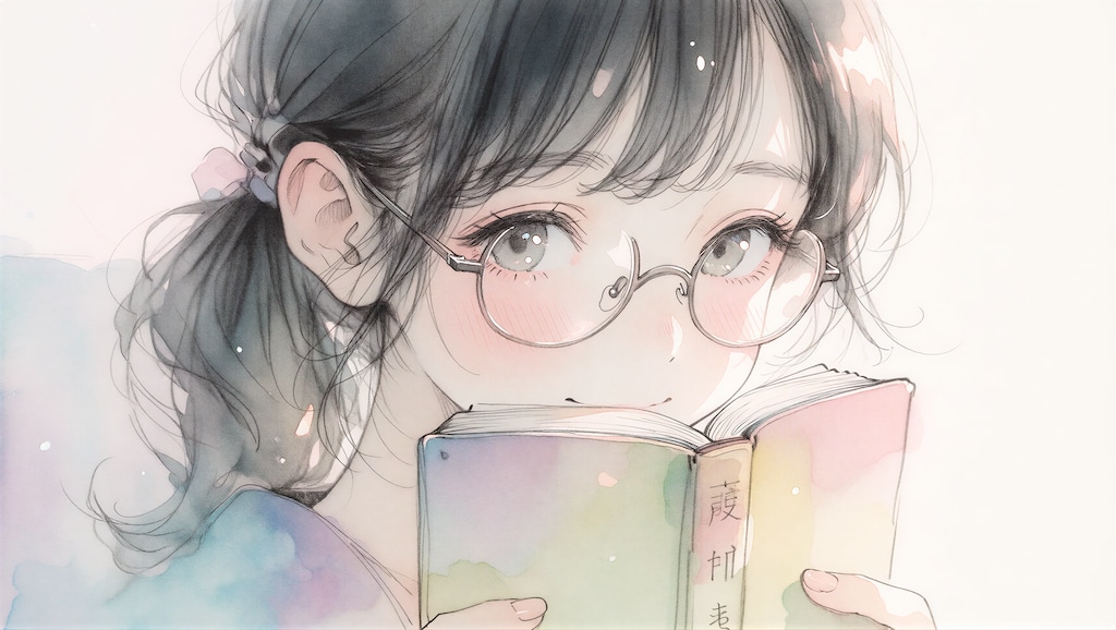 黒髪の眼鏡の女の子 3