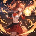 一語一絵「不知火舞」 11枚目