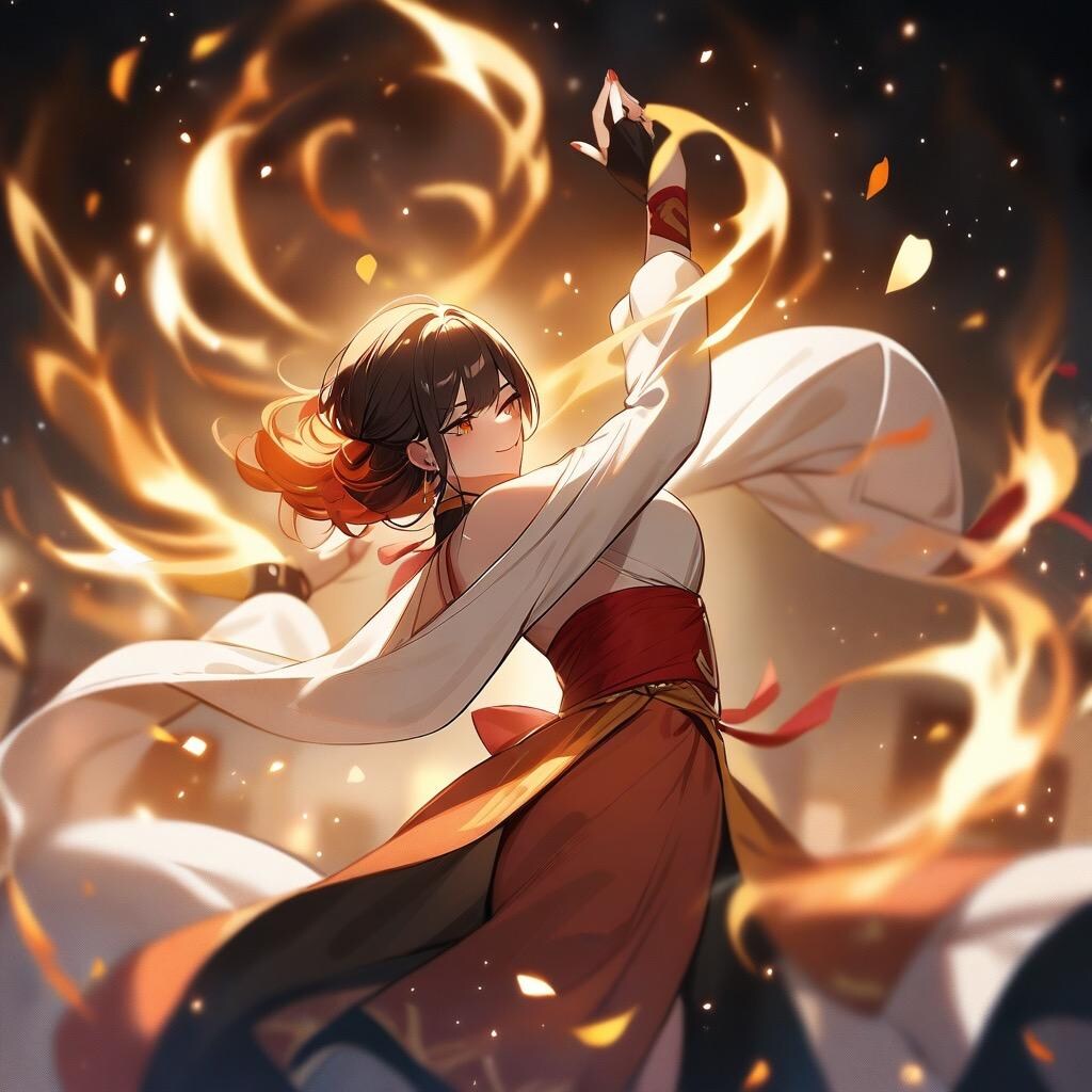 一語一絵「不知火舞」